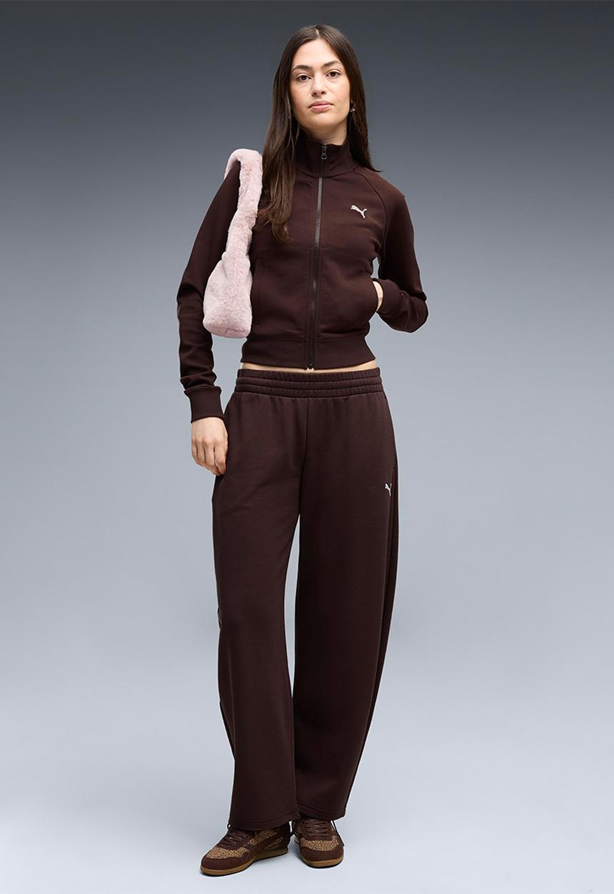 PUMA - Ess Slim Track Jacket Dk - Chocolate Fondue