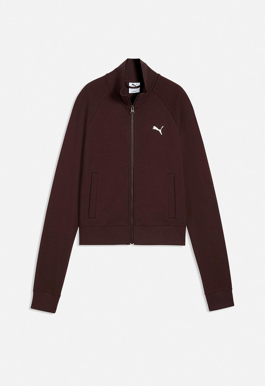 PUMA - Ess Slim Track Jacket Dk - Chocolate Fondue