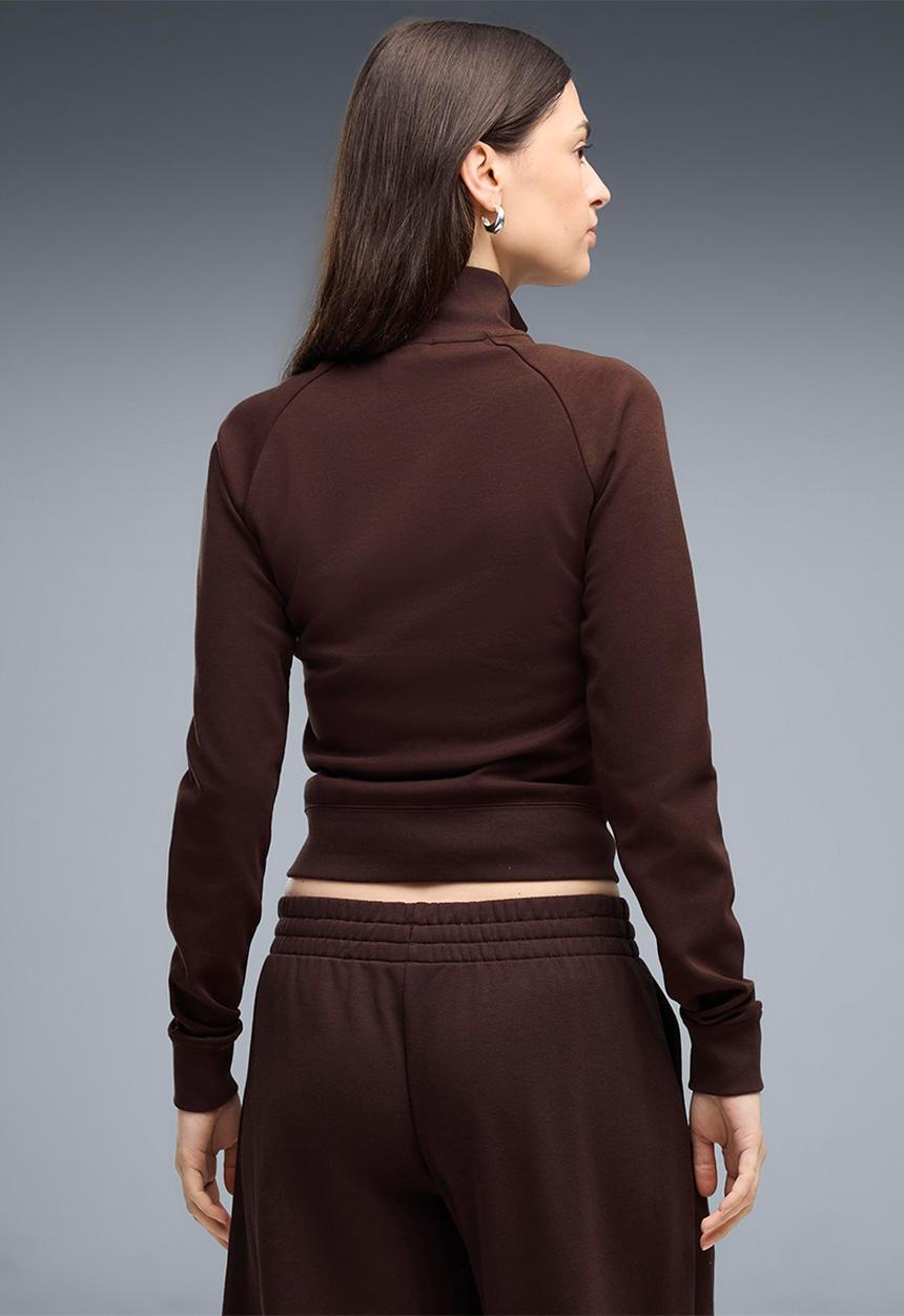 PUMA - Ess Slim Track Jacket Dk - Chocolate Fondue