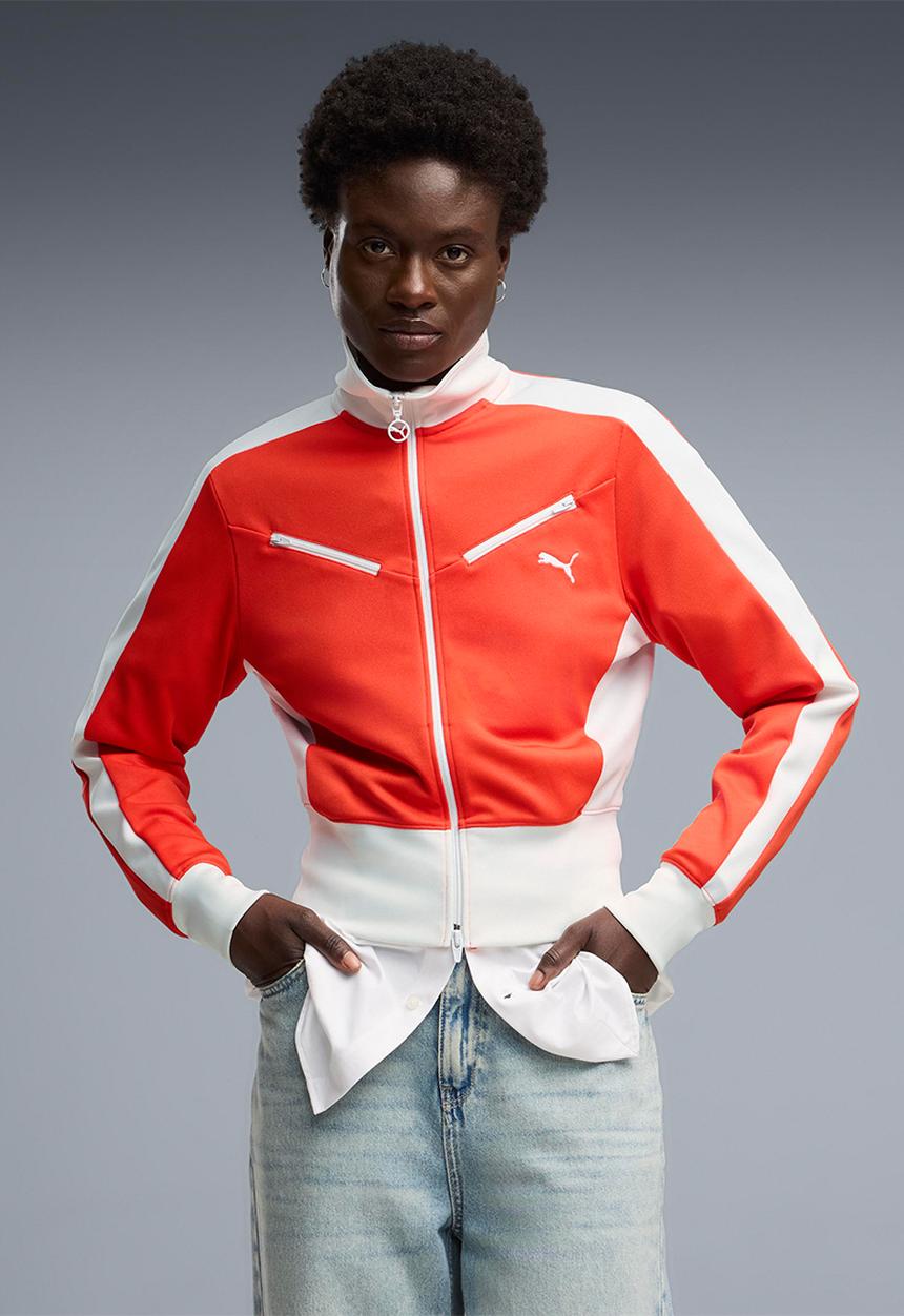PUMA - T7 Retro Track Jacket - Red Flash