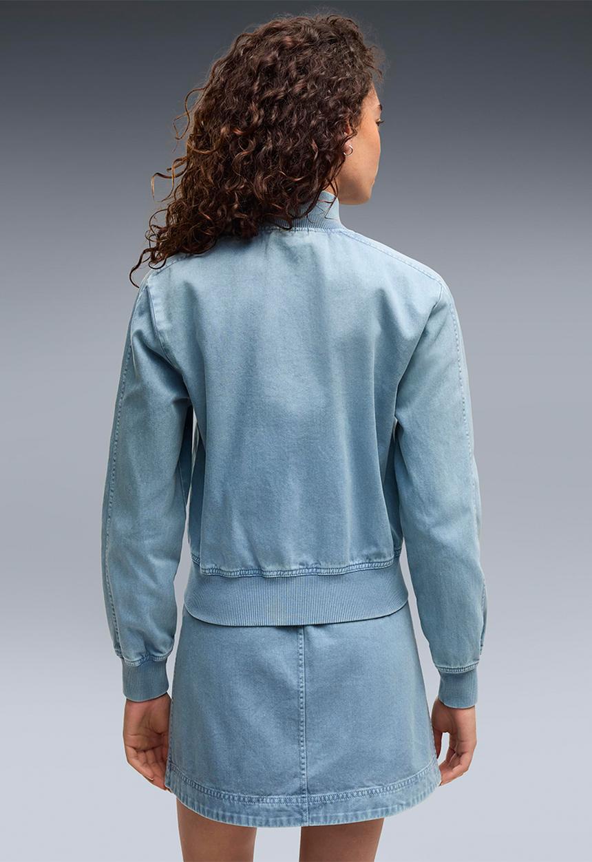 PUMA - Future.Puma.Archive Washed Twill Short Jacket - Cool Blue