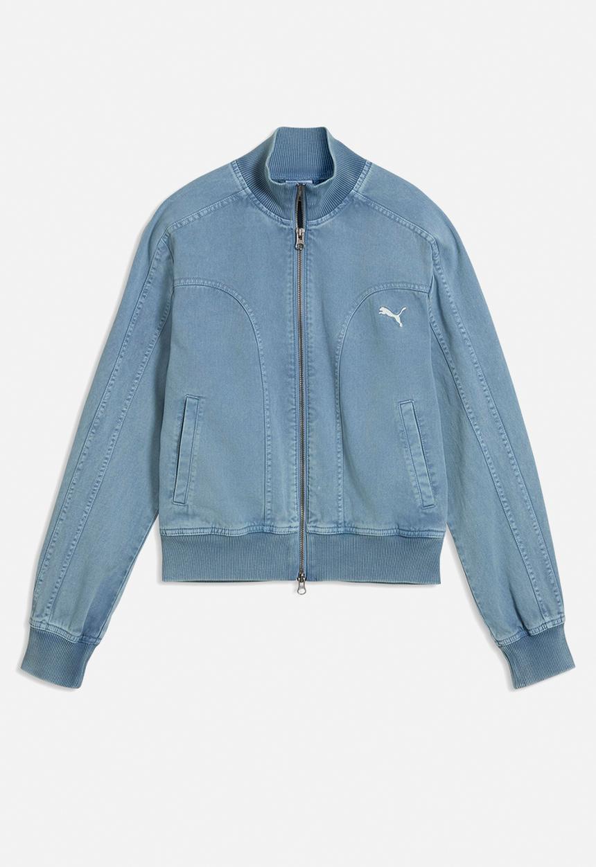 PUMA - Future.Puma.Archive Washed Twill Short Jacket - Cool Blue