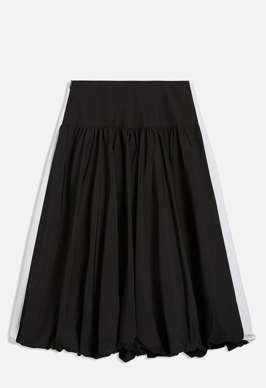 PUMA - T7 Balloon Woven Midi Skirt - Puma Black
