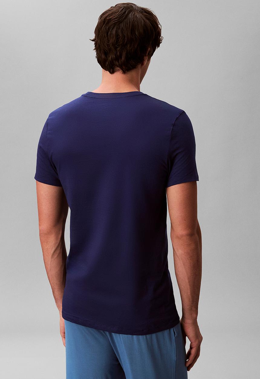 Calvin Klein - S/S CREW NECK 3PK - BLUE BAY/MINNOW/MEDIEVAL BLUE