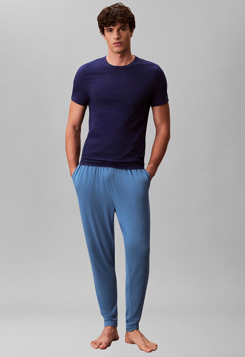 Calvin Klein - S/S CREW NECK 3PK - BLUE BAY/MINNOW/MEDIEVAL BLUE