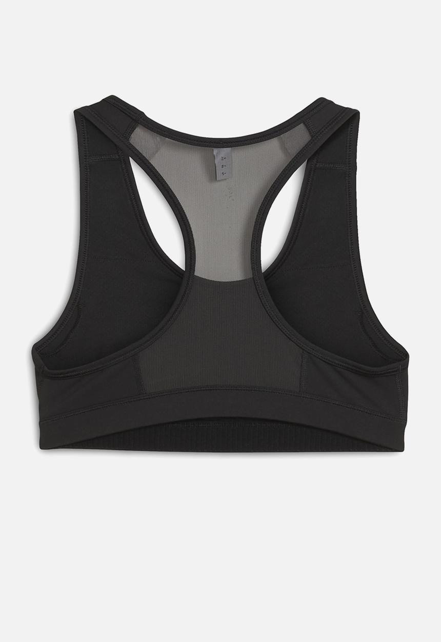 PUMA - 4Keeps Bra - P - Midck-Big Whit - Puma Black-Big White Cat