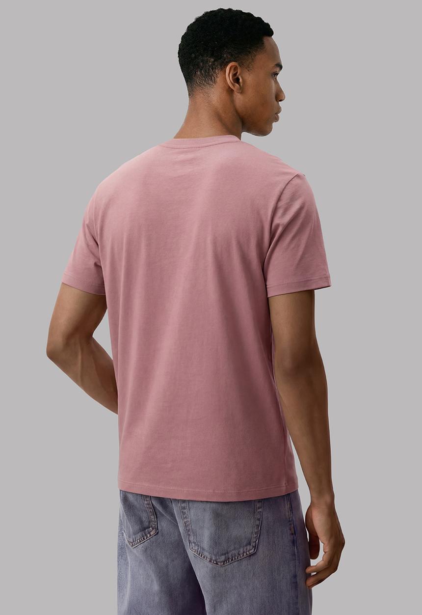Calvin Klein - SS CLASSIC MONOGRAM TEE - Brilliant Pink