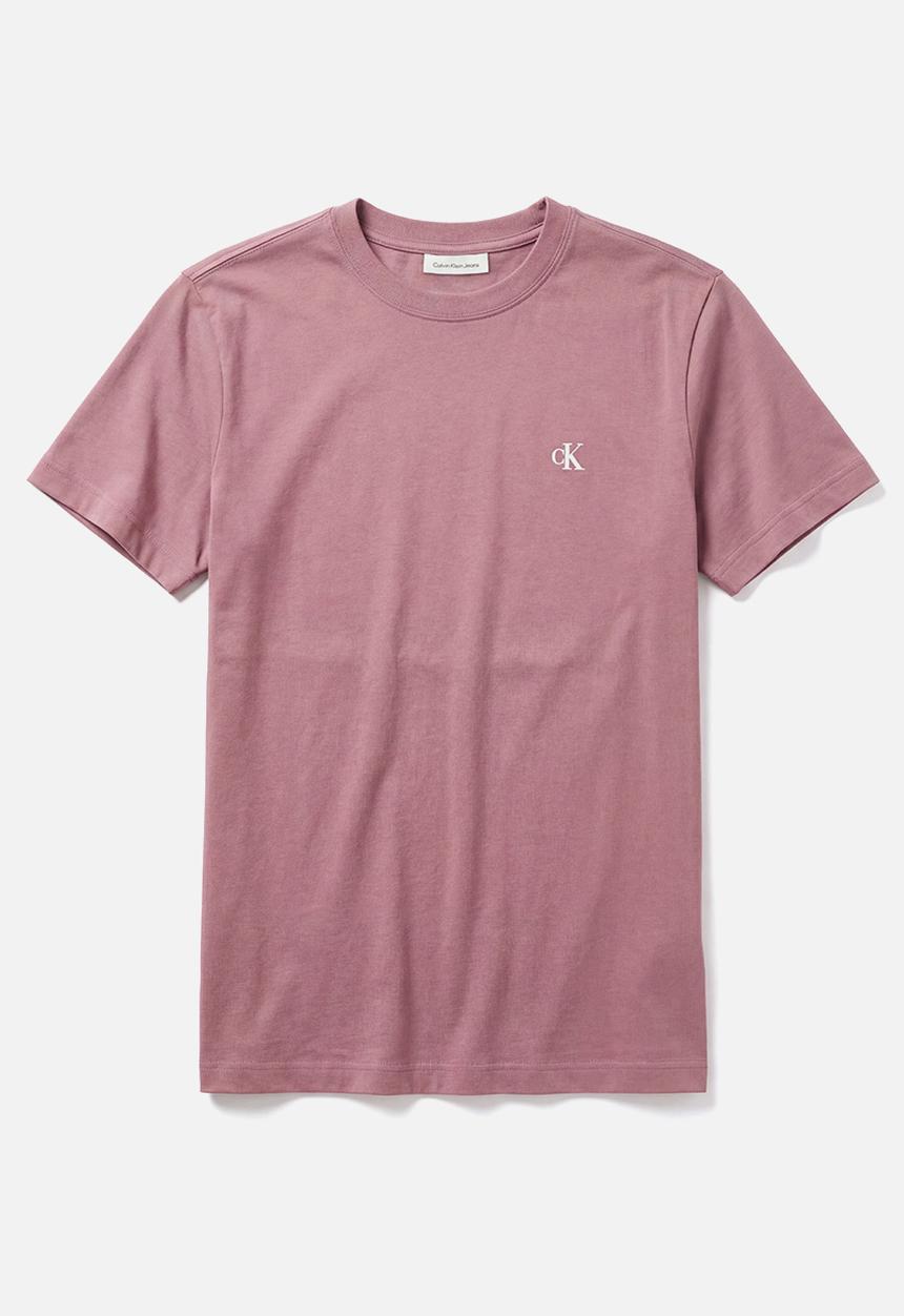 Calvin Klein - SS CLASSIC MONOGRAM TEE - Brilliant Pink