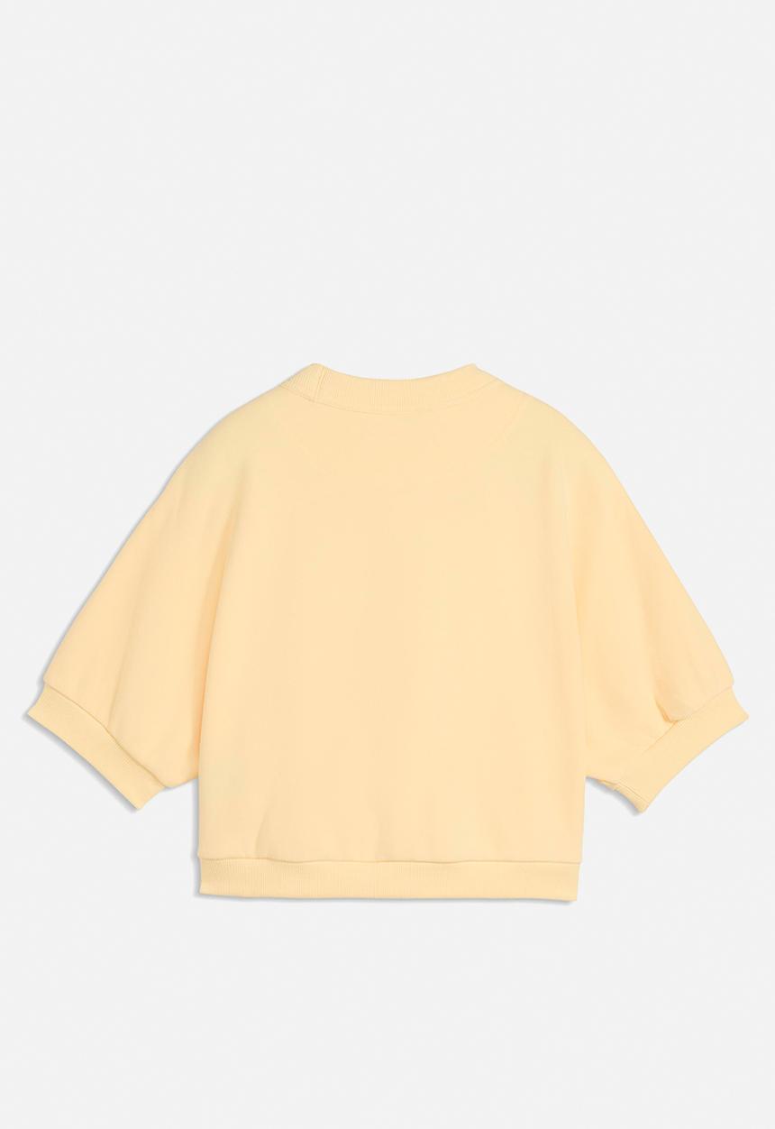 PUMA - Ess Elevated No.1 Logo Relaxed Peach Touch Crew - Buttercream