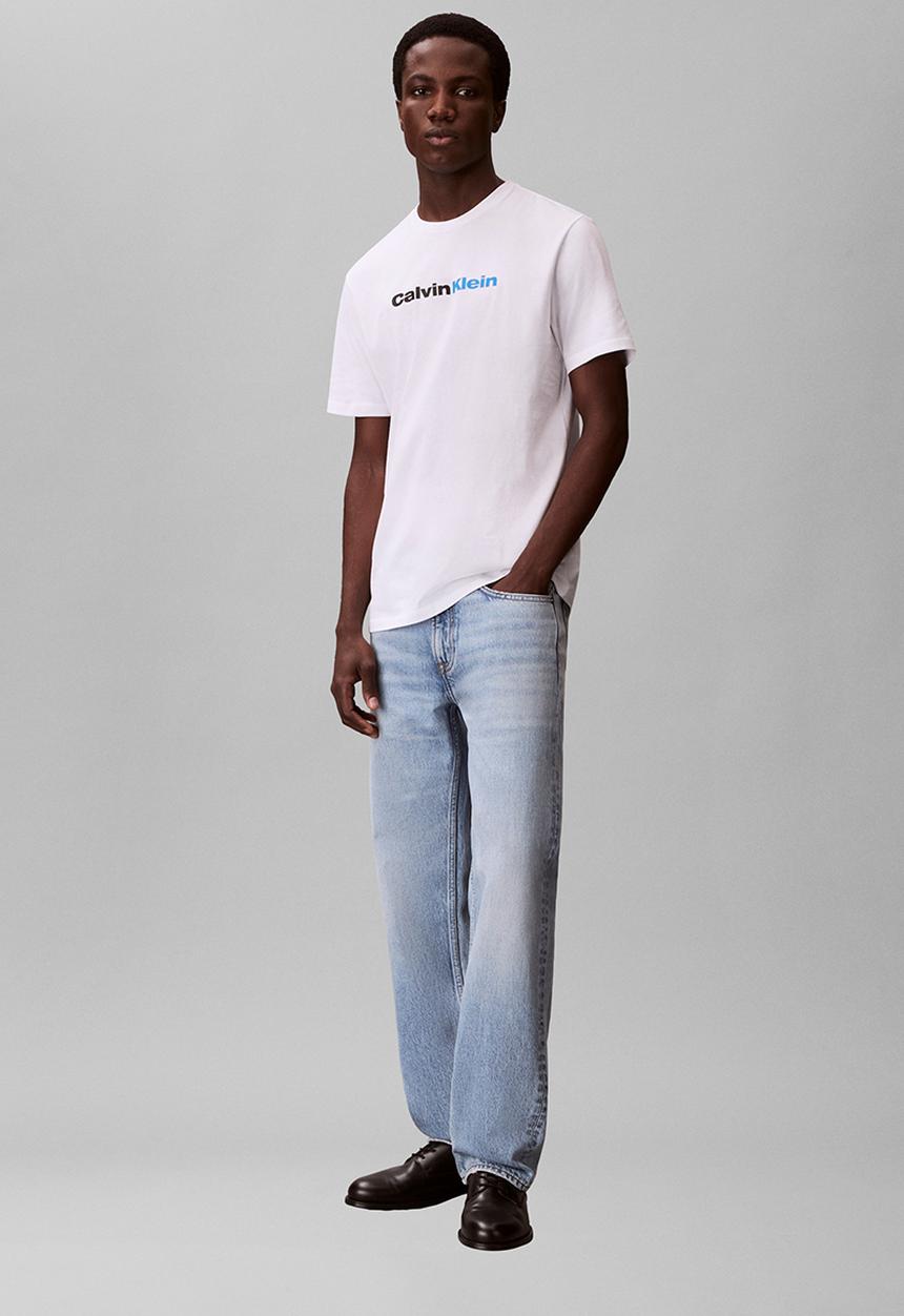 Calvin Klein - 30S EU WHOLESALE JEANS GRAPHICS - Bright White