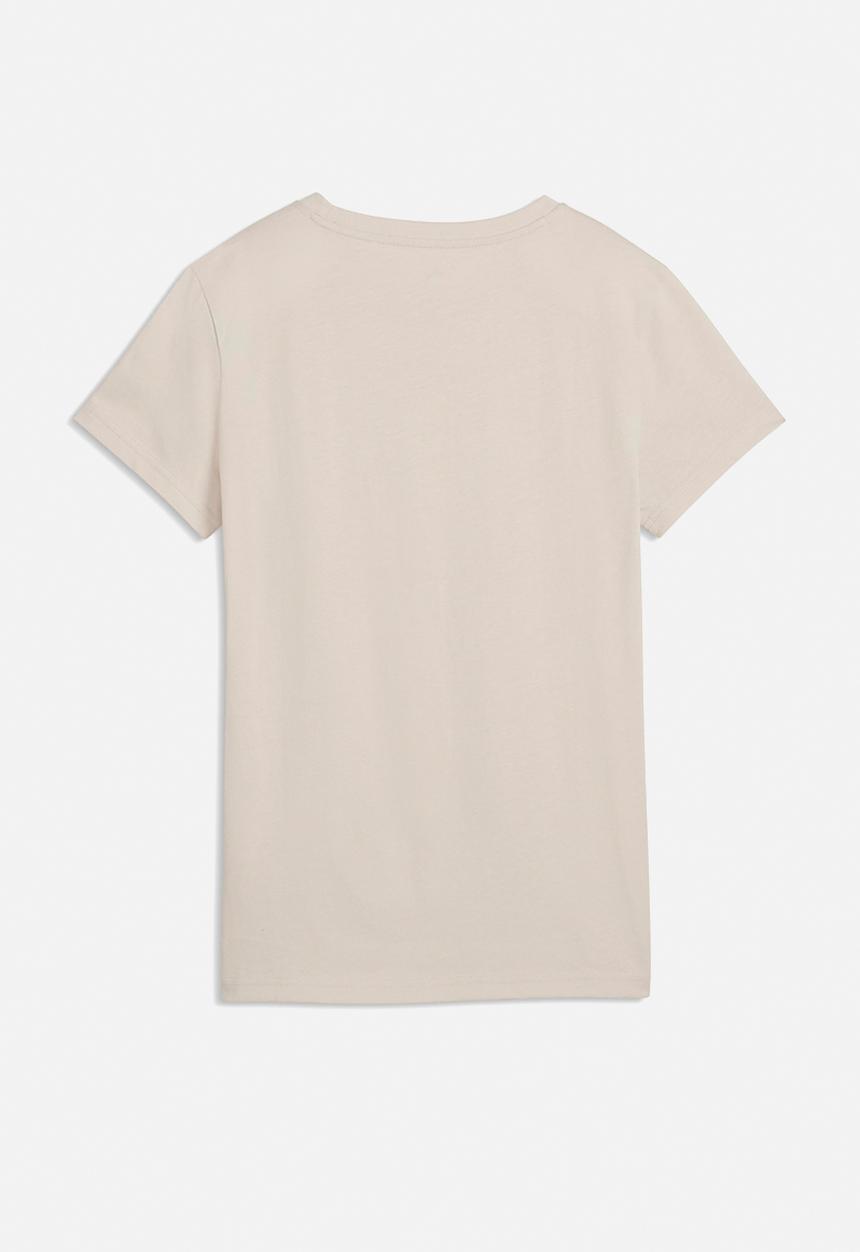 PUMA - Ess Centered Cat Logo Tee - Silver Fog