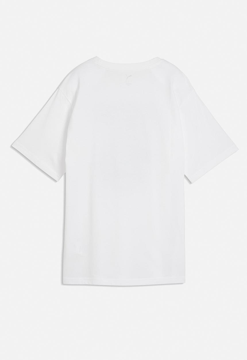 PUMA - Plus Graphics Relaxed Flower Tee We - Puma White