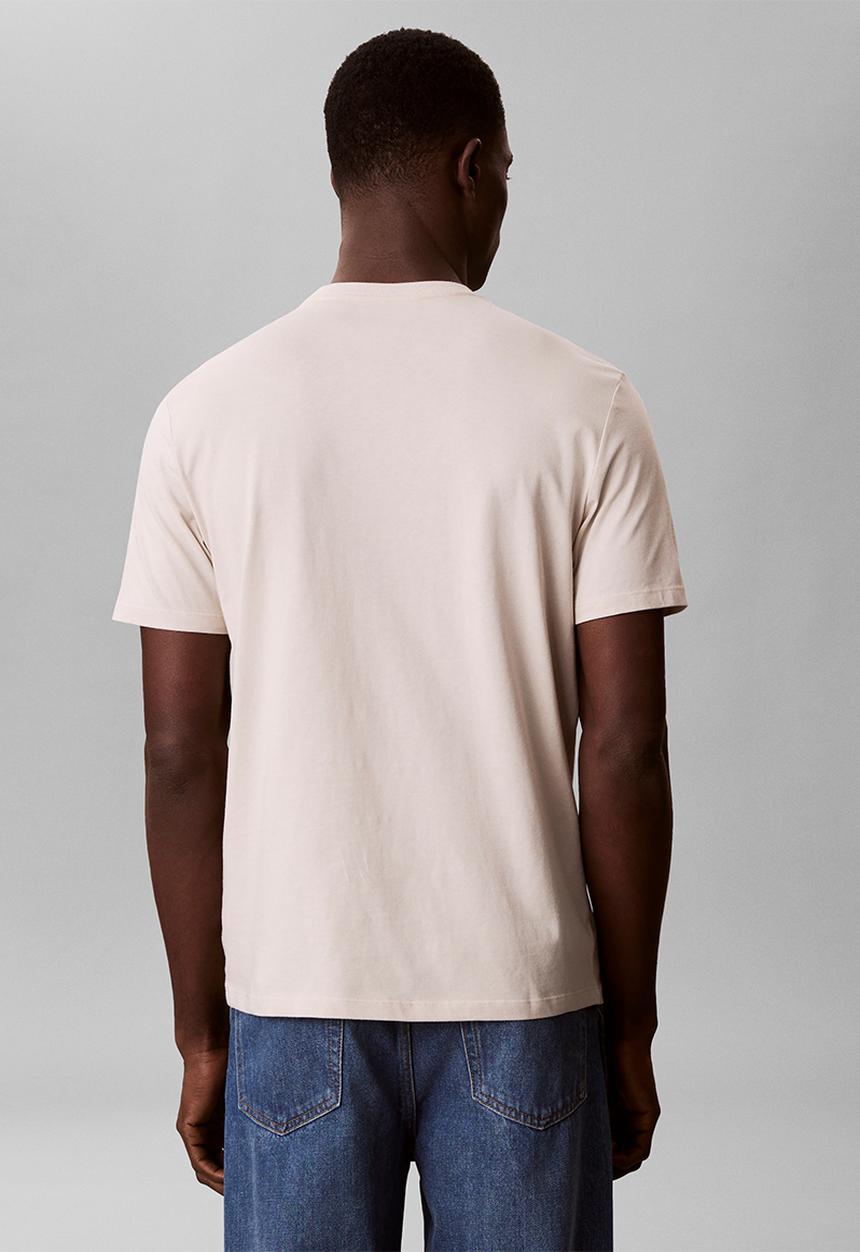 Calvin Klein - SS 30S EU WHOLESALE GRAPHIC TEE - Oatmeal