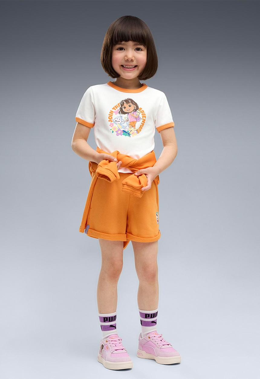 PUMA - Puma X Dora The Explorer Slim Ringer Tee - Puma White