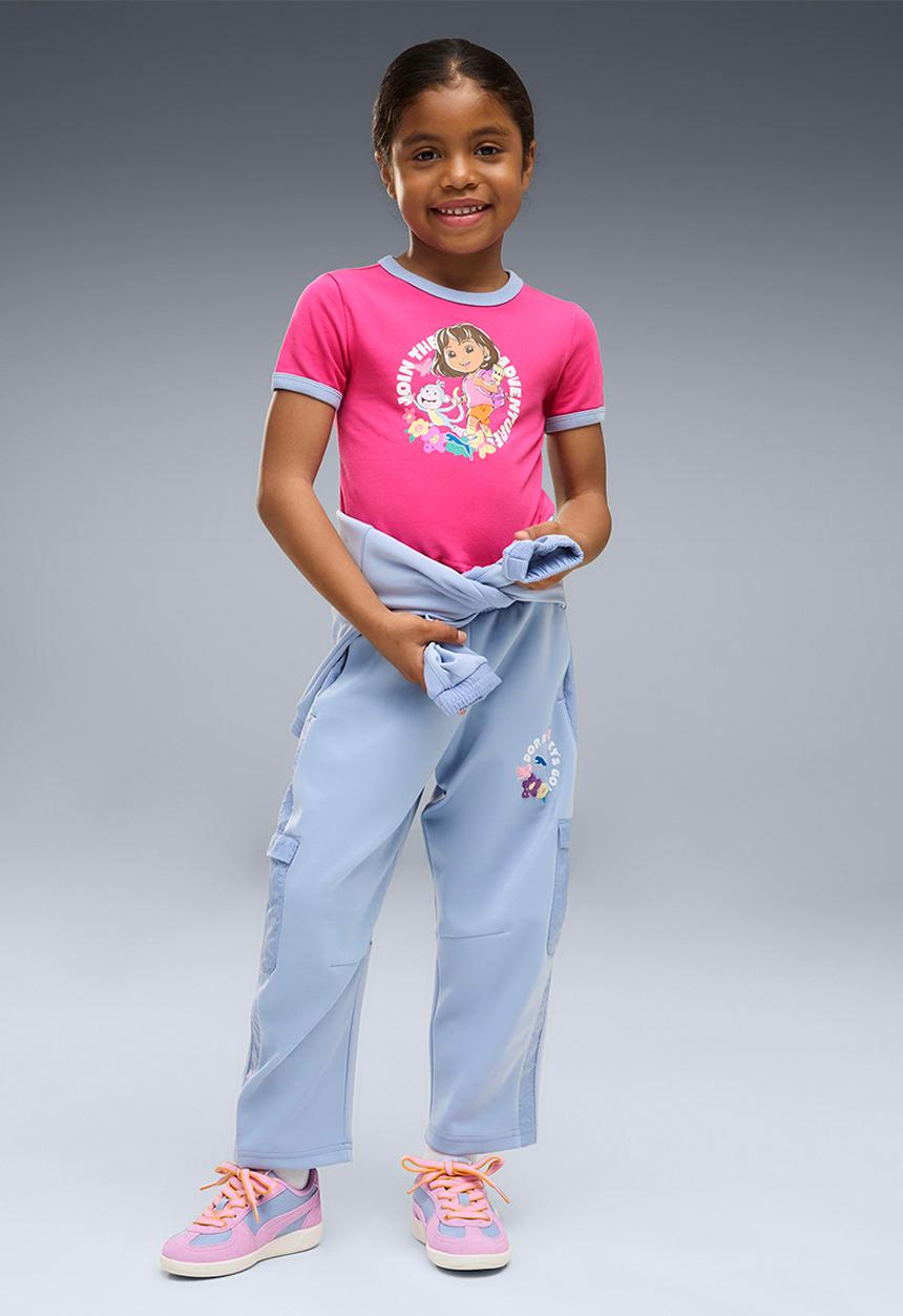 PUMA - Puma X Dora The Explorer Slim Ringer Tee - Pink Opal