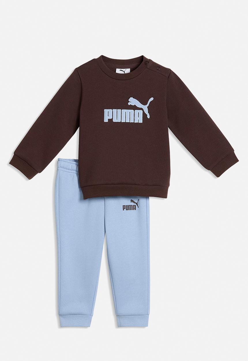 PUMA - Minicats Ess Crew Set Fl Interest Inf - Chocolate Fondue
