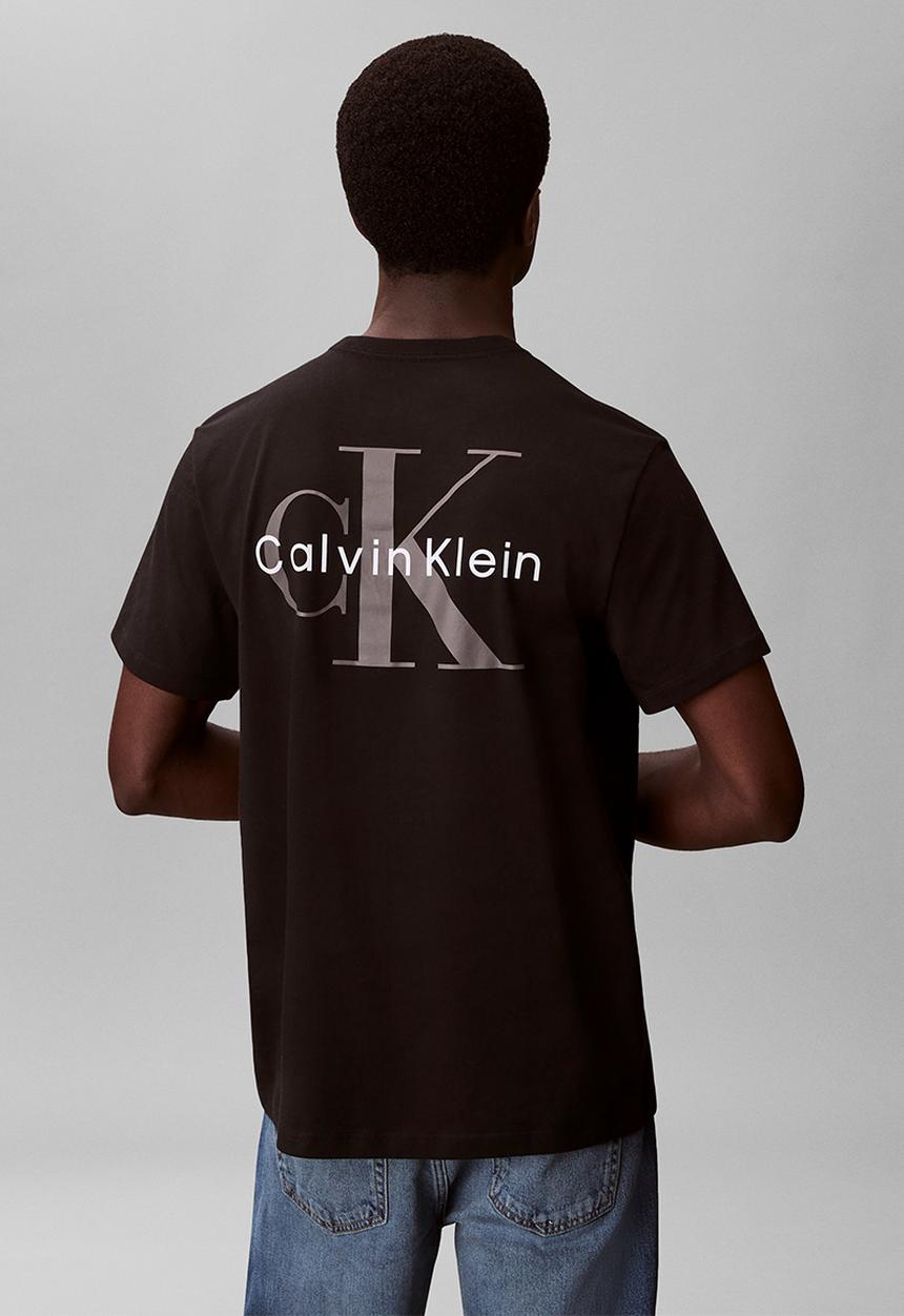Calvin Klein - SS 30S EU WHOLESALE GRAPHIC TEE - Black
