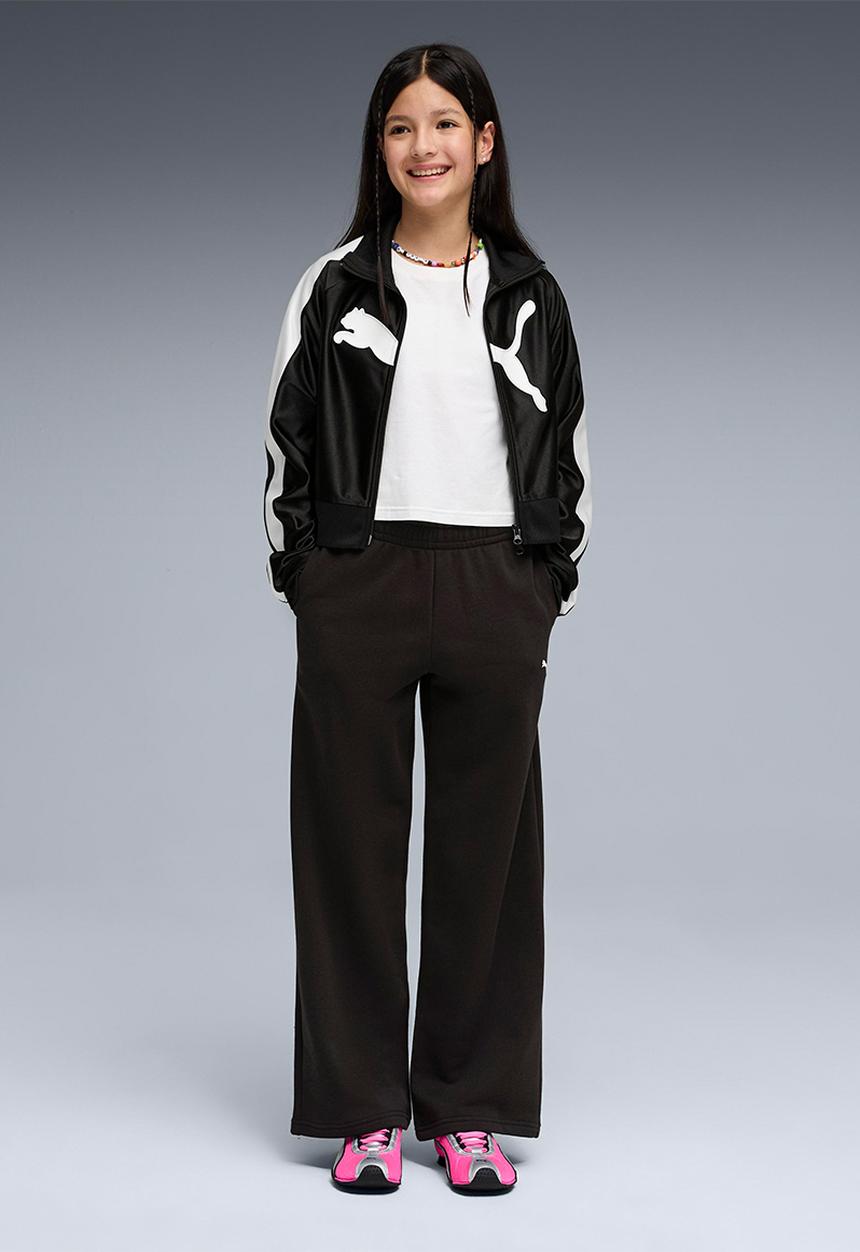 PUMA - Ess Wide Leg Pants Tr G - Puma Black