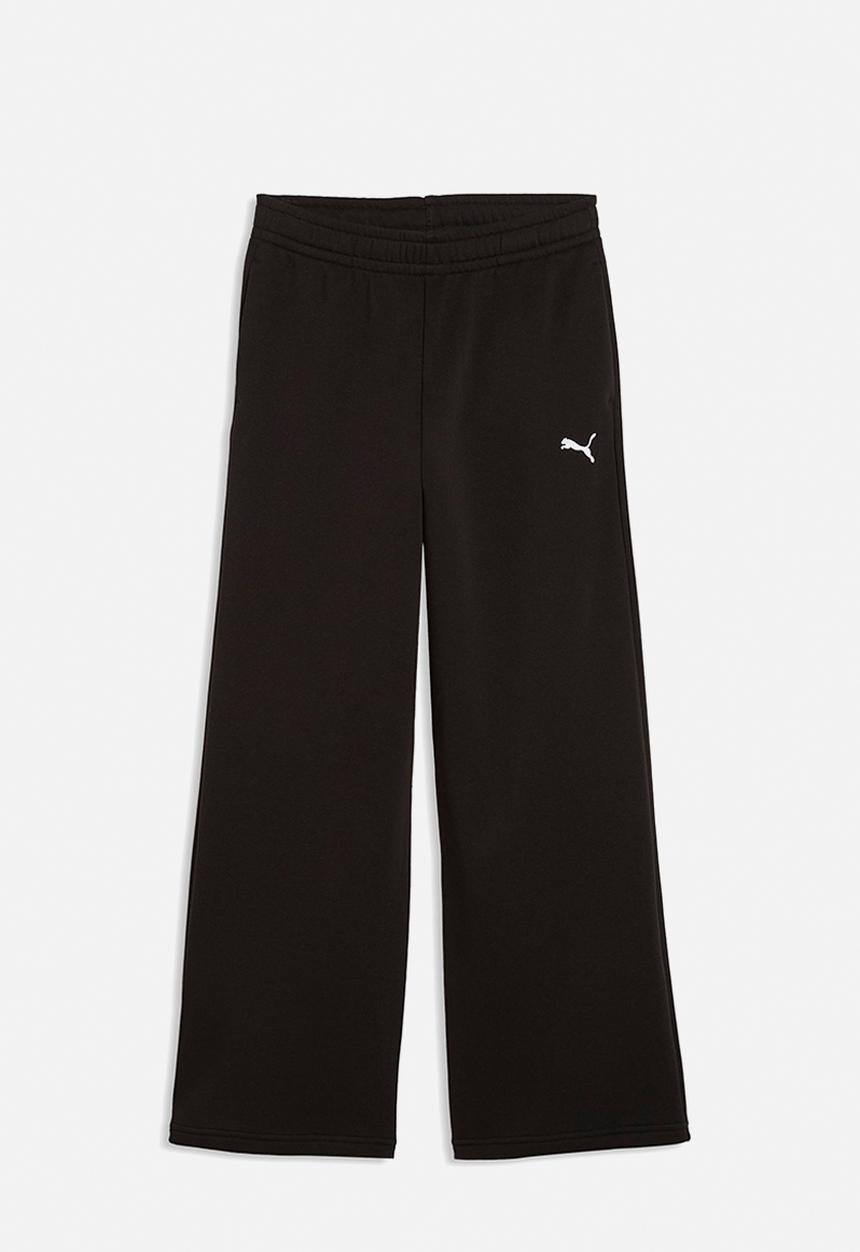 PUMA - Ess Wide Leg Pants Tr G - Puma Black