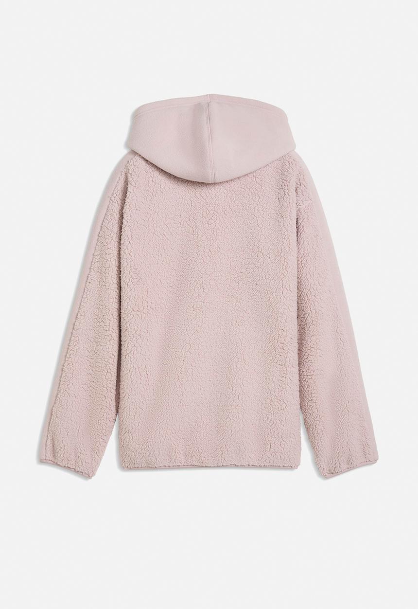 PUMA - Ess Elevated Winterized Relaxed Full-Zip - Misty Pink
