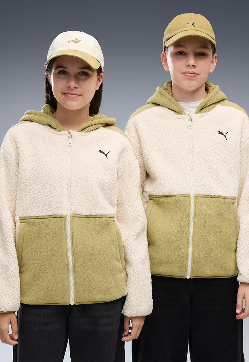 PUMA - Ess Elevated Winterized Relaxed Full-Zip - Alpine Snow