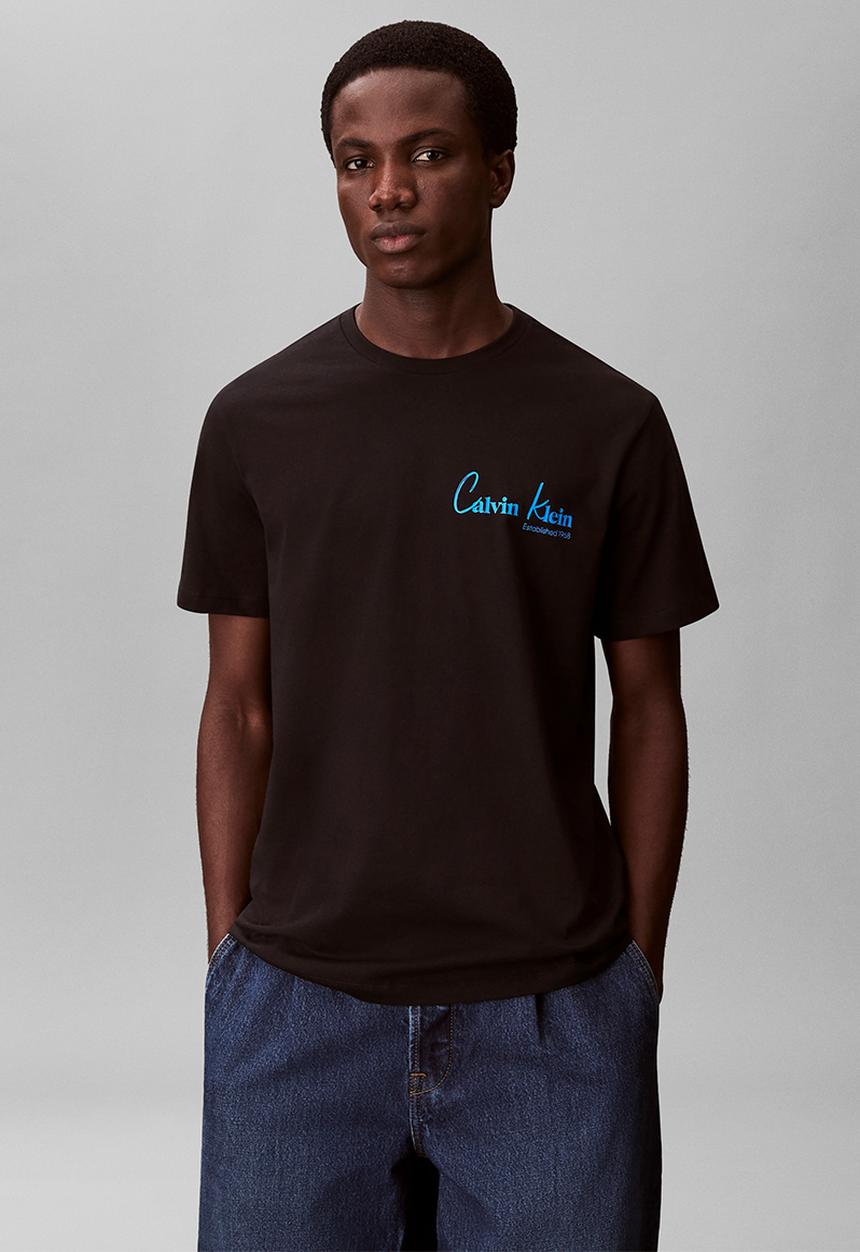 Calvin Klein - 30S EU WHOLESALE JEANS GRAPHICS - Black