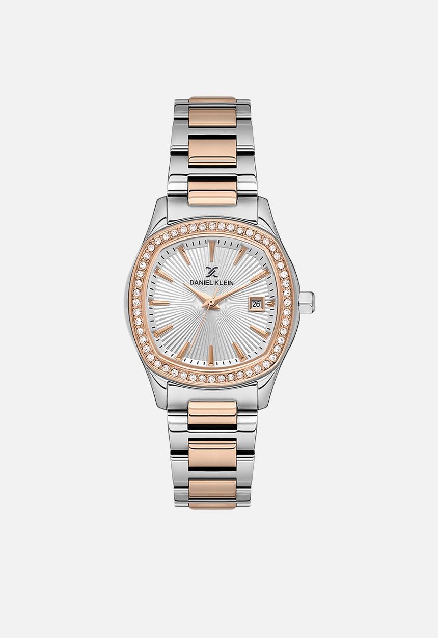 Daniel Klein - DK113866-6 Watch - Silver/Rose gold