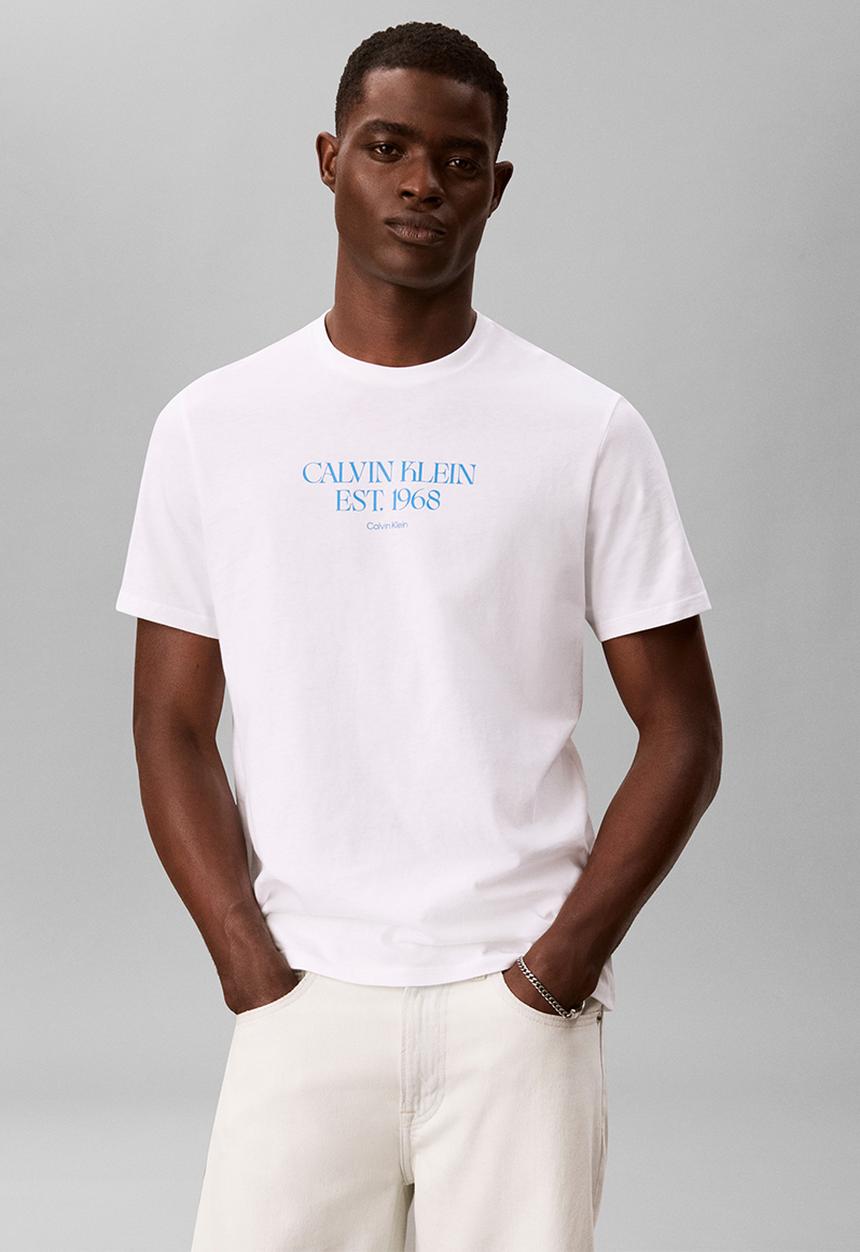Calvin Klein - 30S EU WHOLESALE JEANS GRAPHICS - Bright White