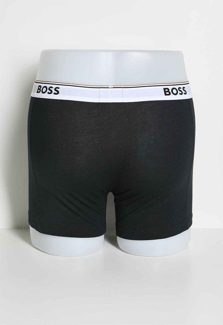 BOSS - BoxerBr 3 Pack Power Des - Black
