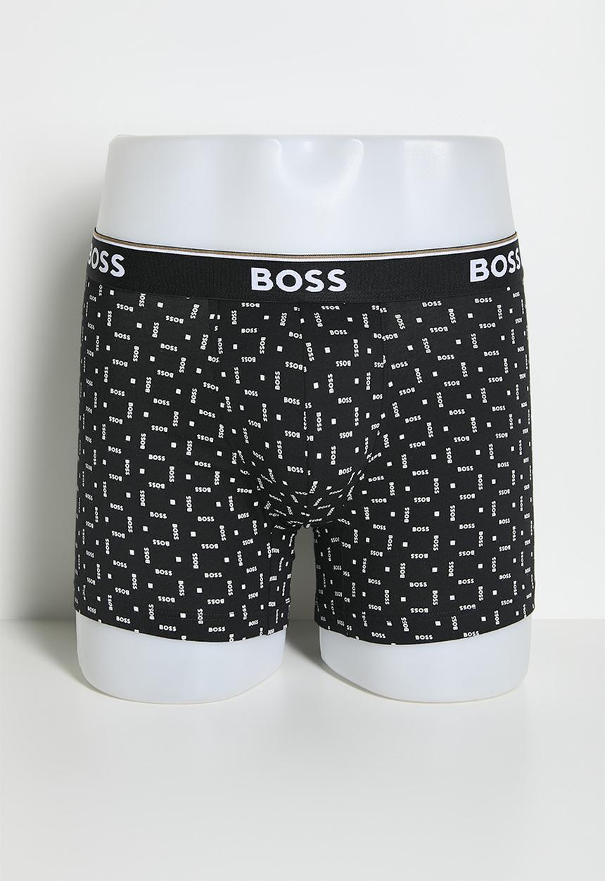 BOSS - BoxerBr 3 Pack Power Des - Black