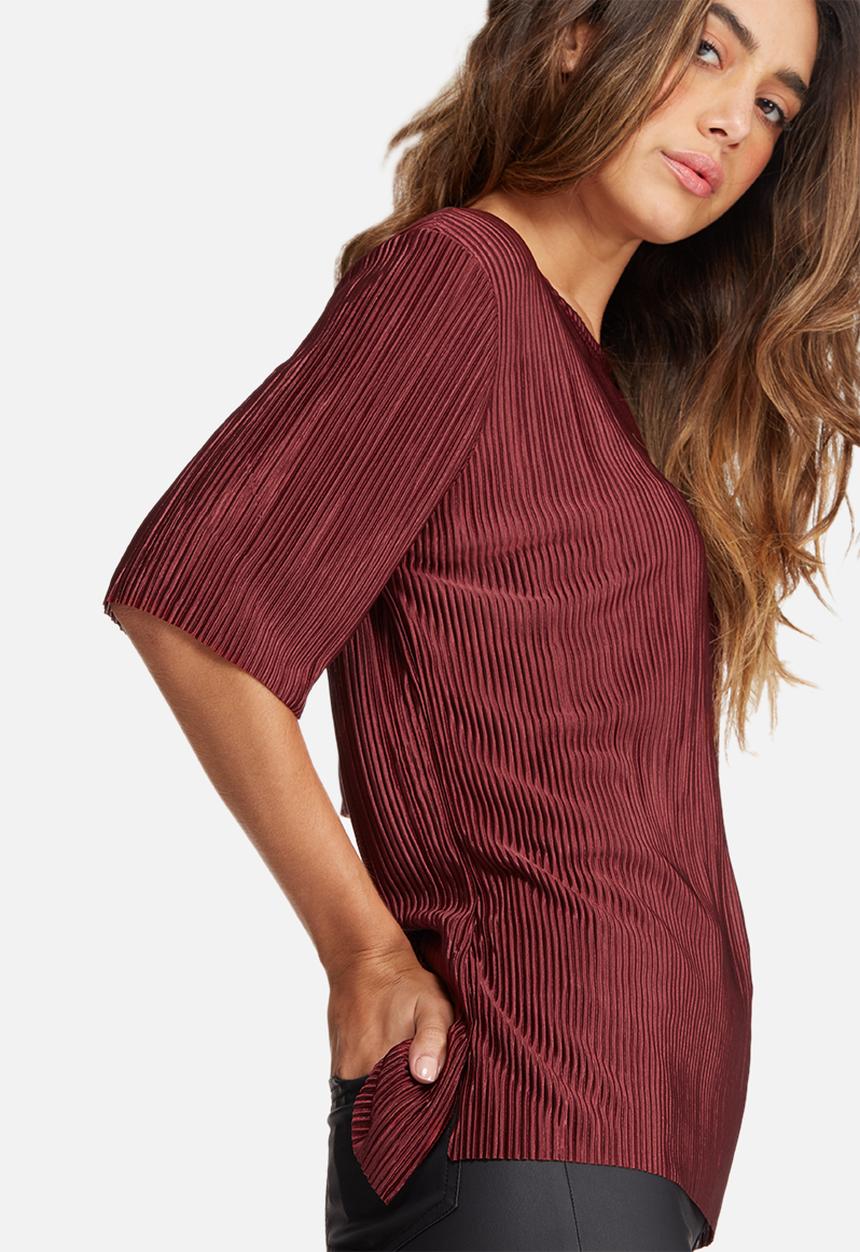 dailyfriday - Plissé dip back top