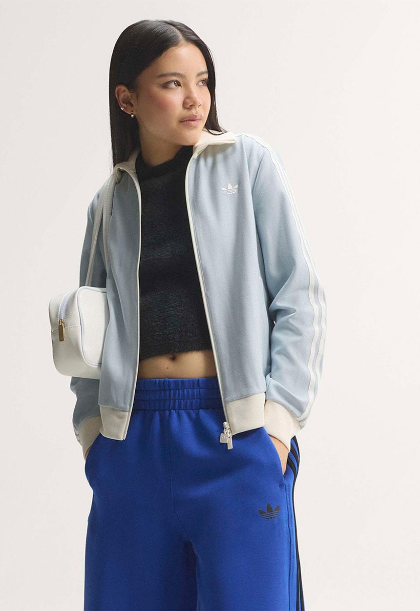 adidas Originals - Tweed Classic Firebird Track Jacket - Crystal Sky