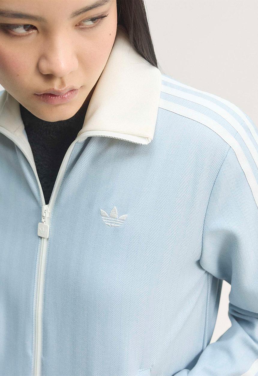 adidas Originals - Tweed Classic Firebird Track Jacket - Crystal Sky