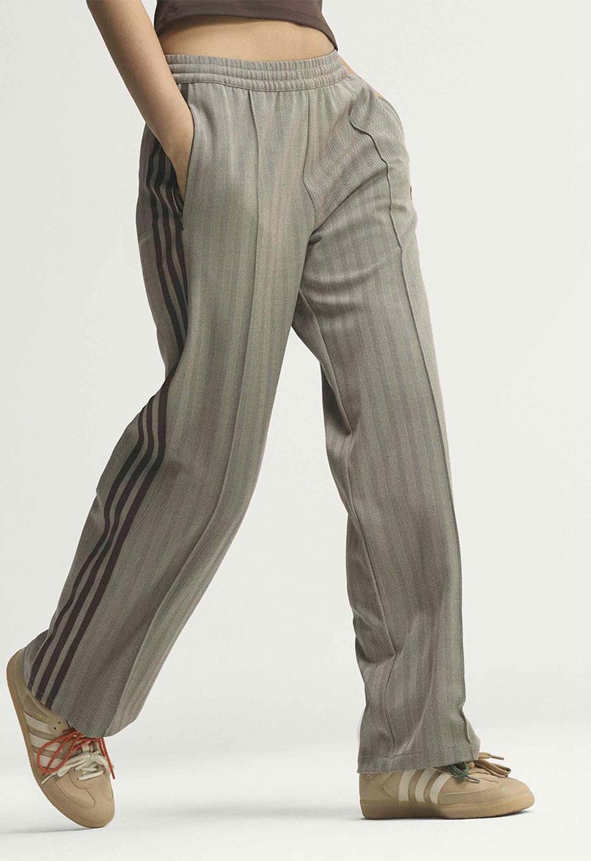 adidas Originals - Tweed Classic Firebird Track Pants - Light Brown