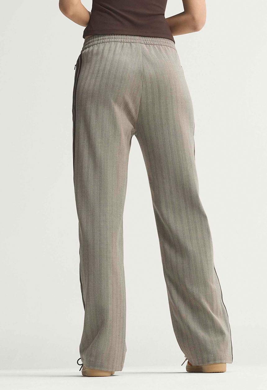 adidas Originals - Tweed Classic Firebird Track Pants - Light Brown