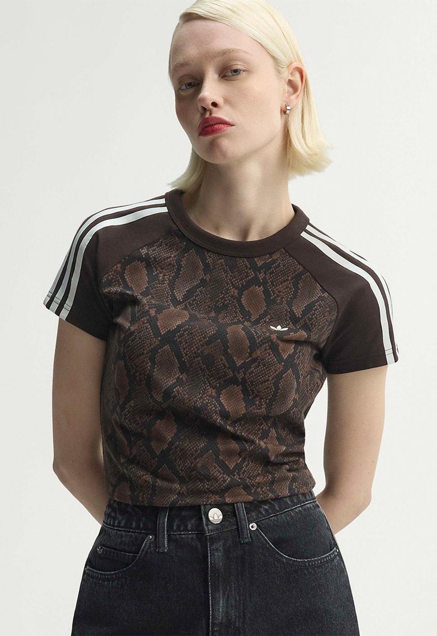 adidas Originals - Cali Tee - Earth Strata/Aurora Coffee