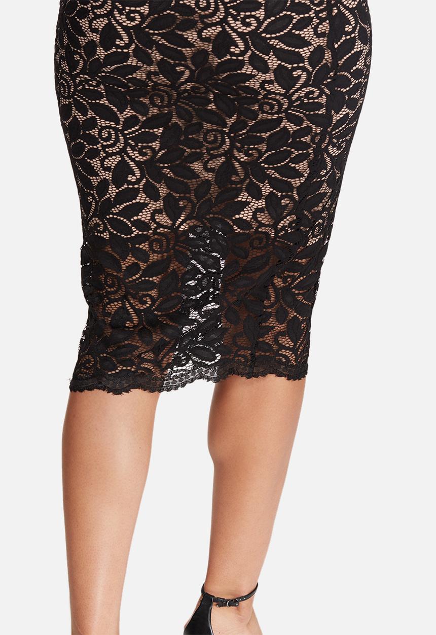 dailyfriday - Scalloped lace pencil skirt