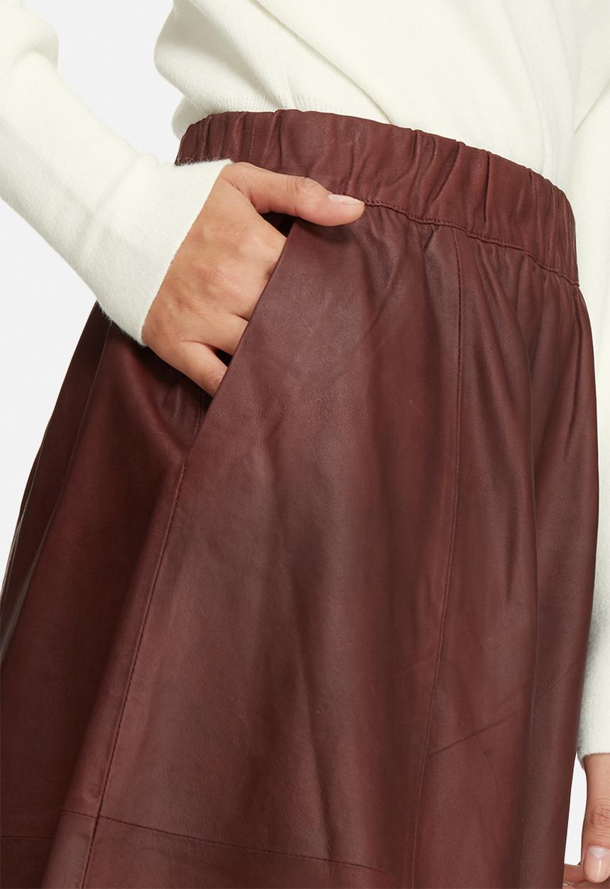 Selected Femme - Salta leather skirt