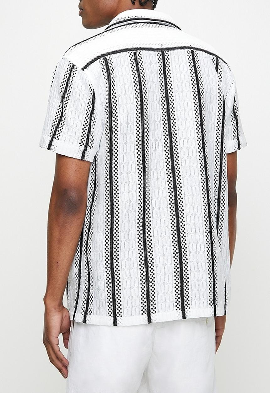 Brave Soul - Shirts - White/Black