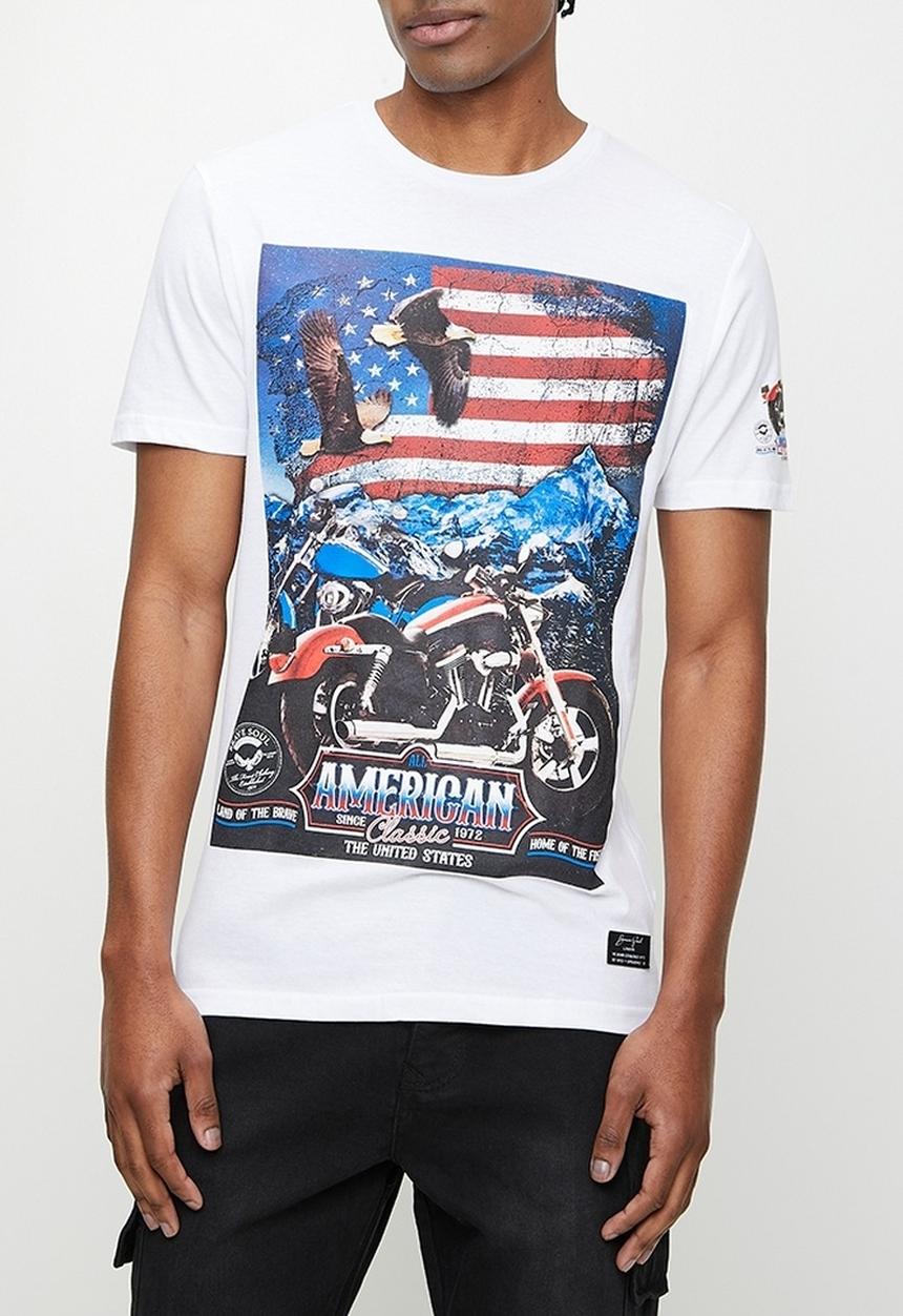 Brave Soul - T-shirts - Optic White