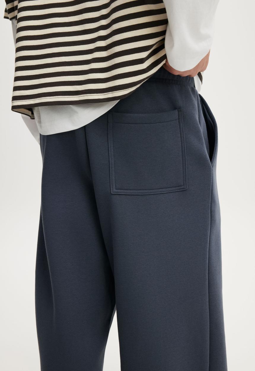 Cotton On - Super Baggy Track Pant - Denim Blue