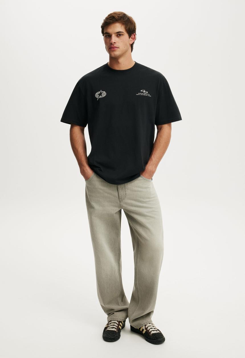 Cotton On - Everyday Fit Graphic T-shirt - Black/Everyday Aesthetics 