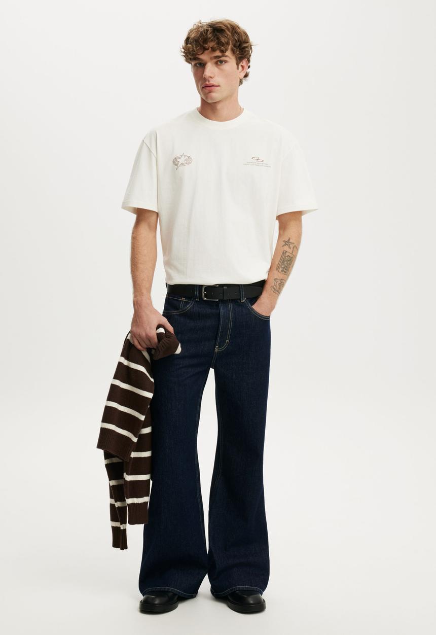 Cotton On - Everyday Fit Graphic T-shirt - Vintage White/Everyday Aesthetics 