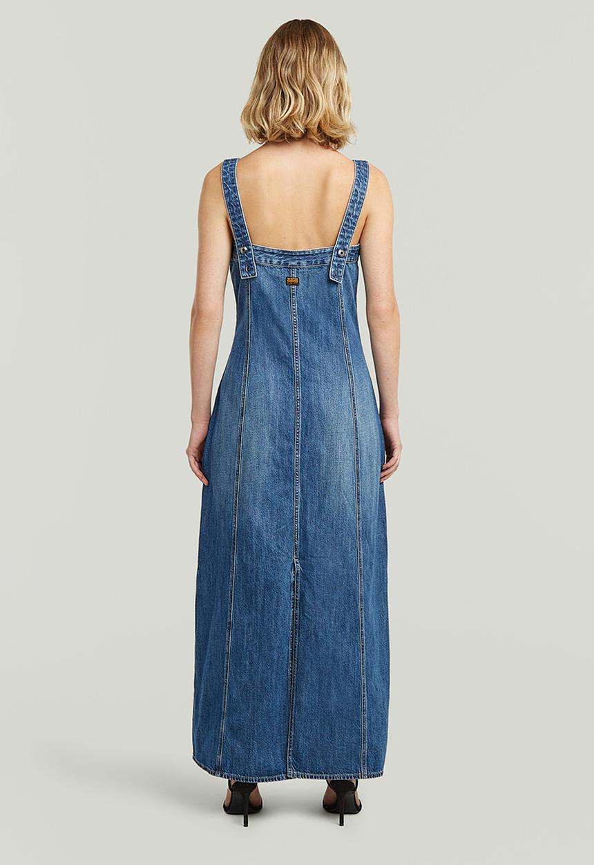G-STAR - Bustier dress detachable straps wmn - faded blue glacier