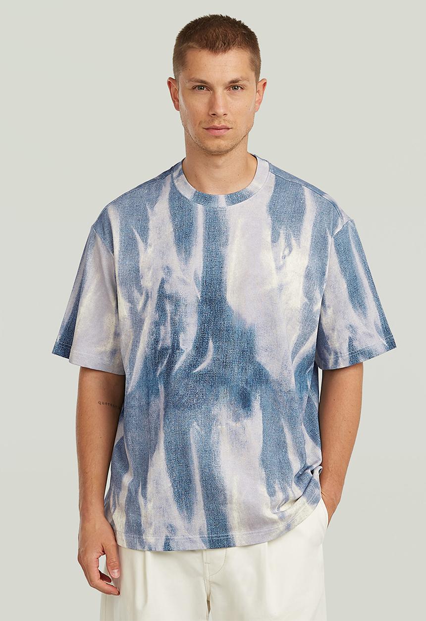 G-STAR - Aop Loose R T - Denim Flame Aop