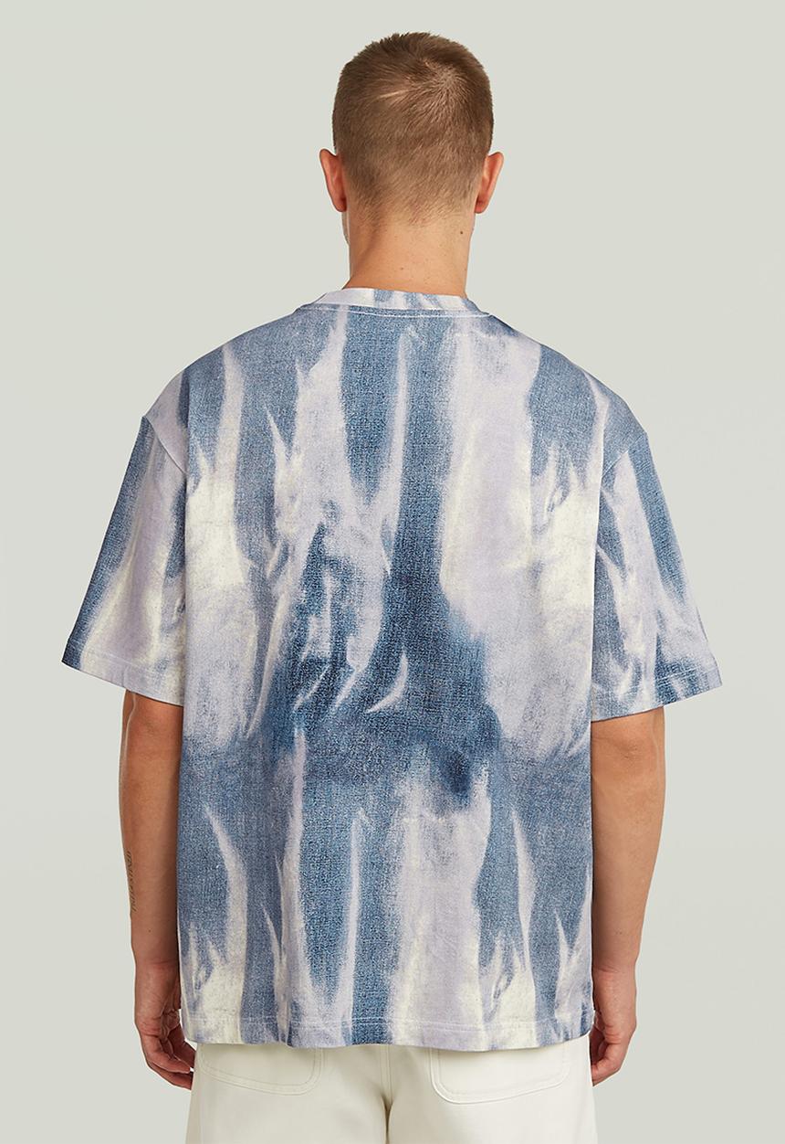 G-STAR - Aop Loose R T - Denim Flame Aop