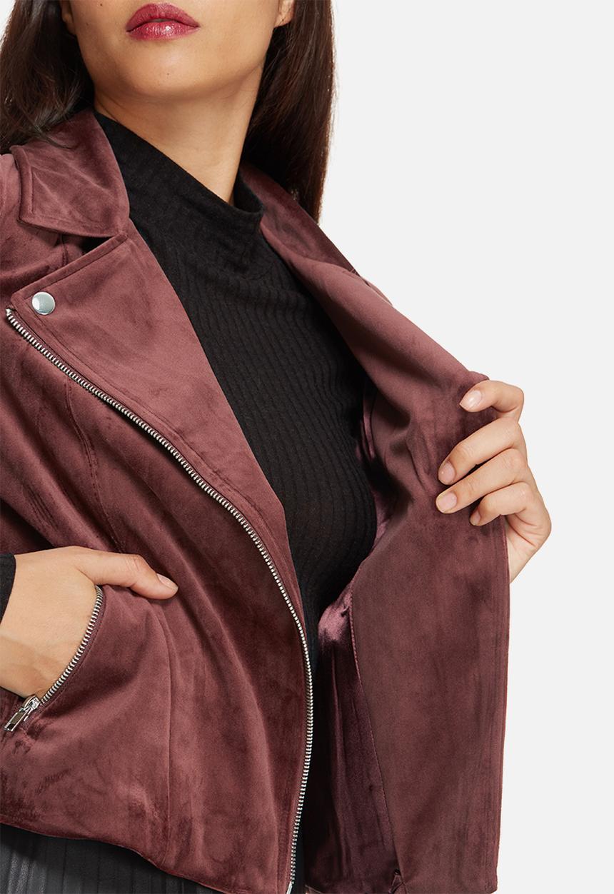 Vero Moda - Velvet biker jacket