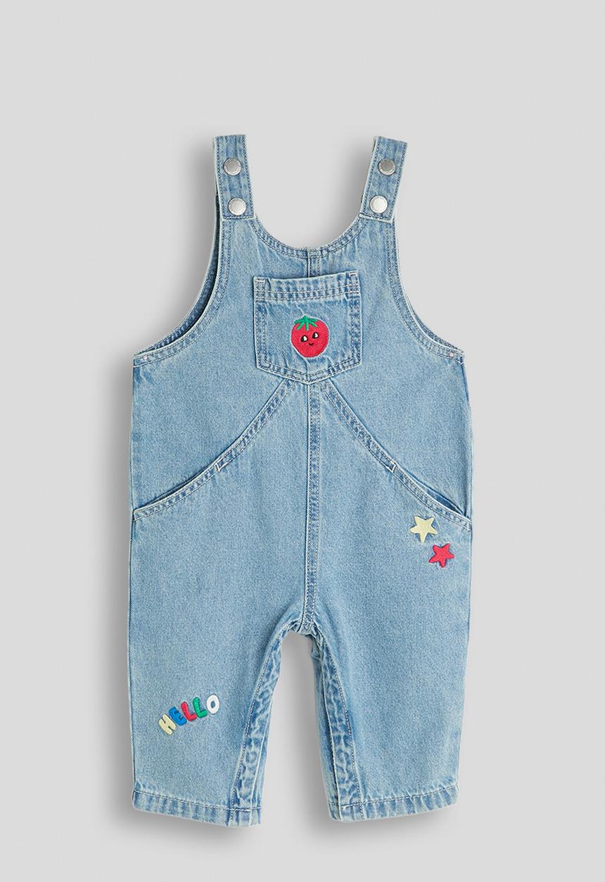 Cotton On - Aspen Denim Overall - Bondi Light Blue/Made Of Magic