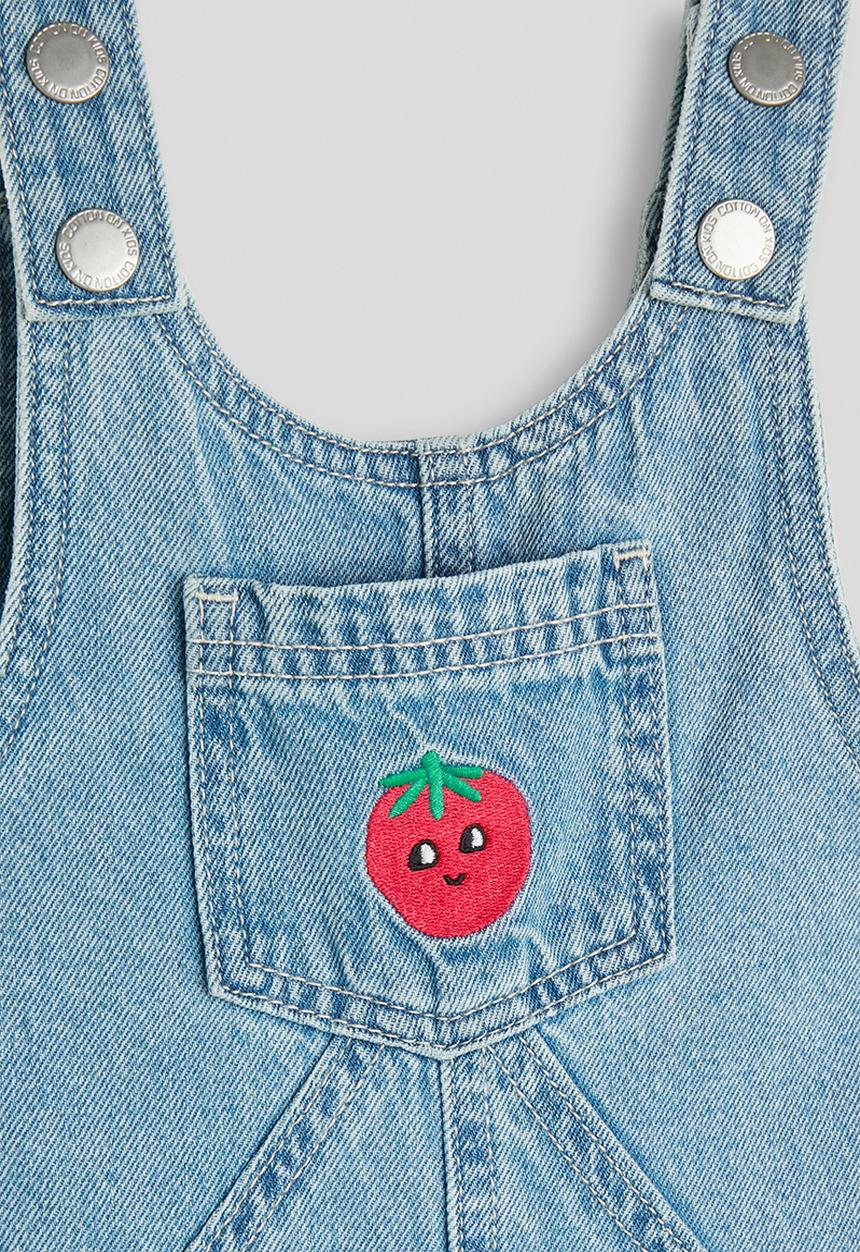Cotton On - Aspen Denim Overall - Bondi Light Blue/Made Of Magic