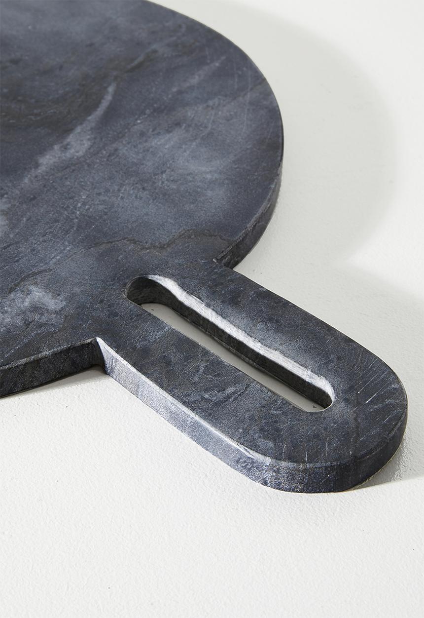 Sixth Floor - Round Marble Chopping Board M- blue